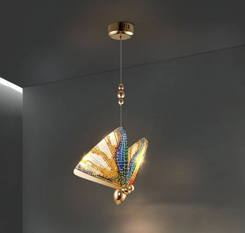 Đèn thả trần hình bướm đơn sắc và ngũ sắc SBD7049 24
