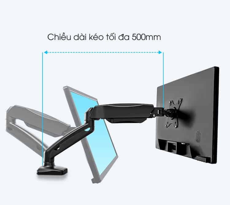 Giá treo 2 màn hình máy tính 13-35 inch BM7176 7