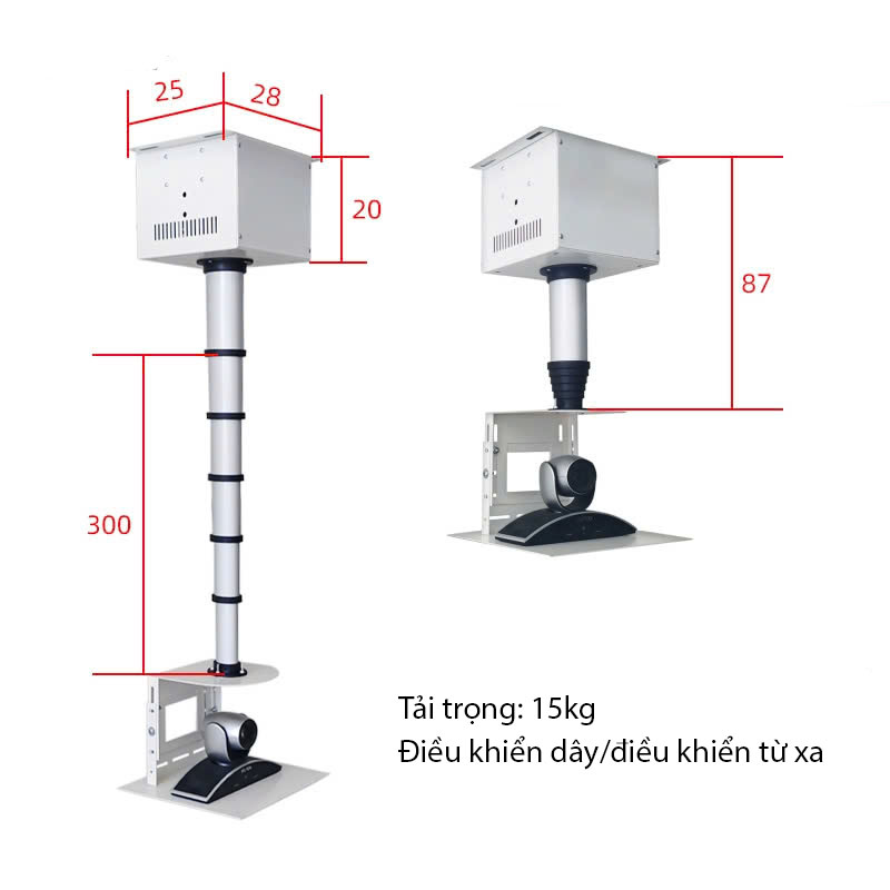 Giá treo máy chiếu cao cấp lắp trần BM4766 5