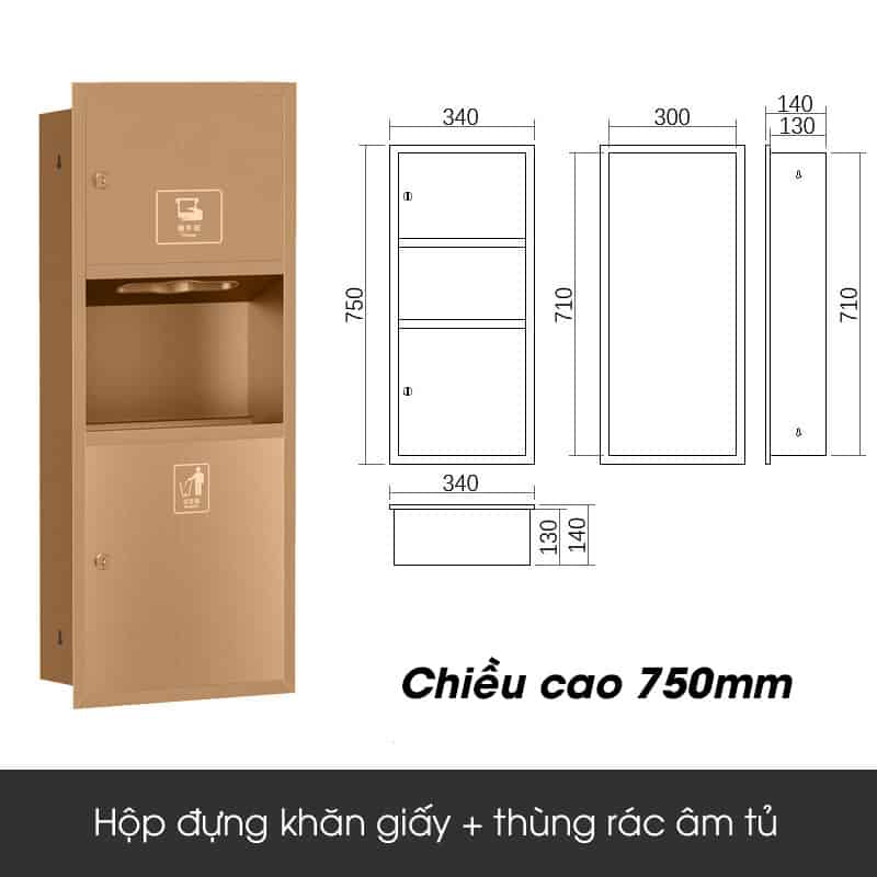 Hộp đựng giấy vệ sinh âm tường đa năng SX5363B 6 Hộp đựng giấy vệ sinh âm tường đa năng SX5363B (4)