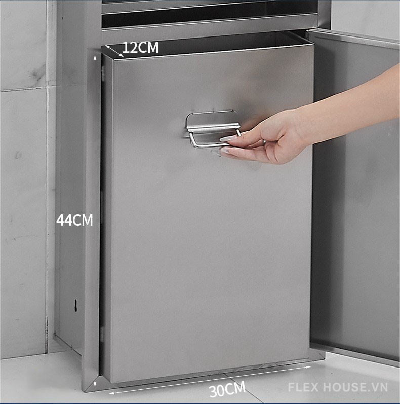 Hộp đựng khăn giấy 3 trong 1 phòng vệ sinh SX5363A 9