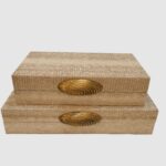 Hộp đựng nữ trang bằng gỗ bọc da cao cấp KK2887