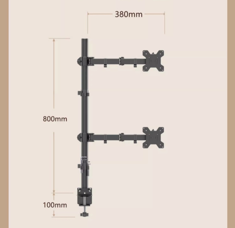 Khung treo 2 màn hình máy tính BM4047 11