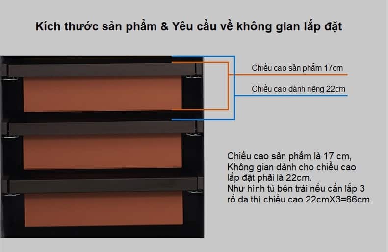 Ngăn kéo tủ quần áo bằng da cao cấp HL9159B 6