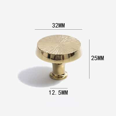Núm tay nắm tủ bếp hiện đại bằng đồng DC6917 10
