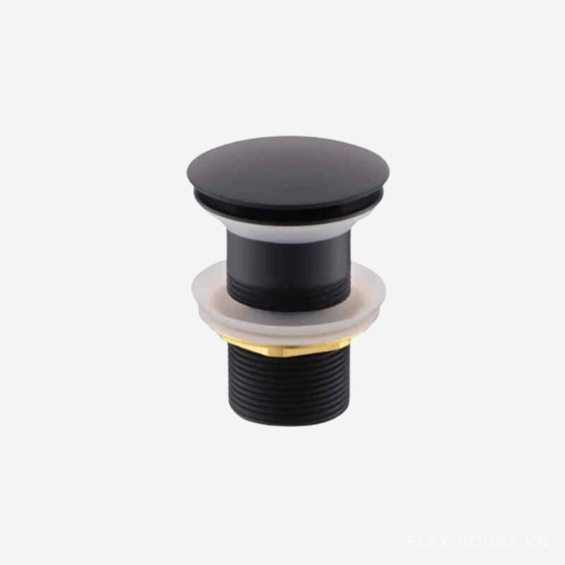 Bộ xả nhấn đen cho chậu không tràn Hafele 589.25.987