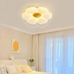 Đèn ốp trần bông hoa vàng hiện đại DY8818