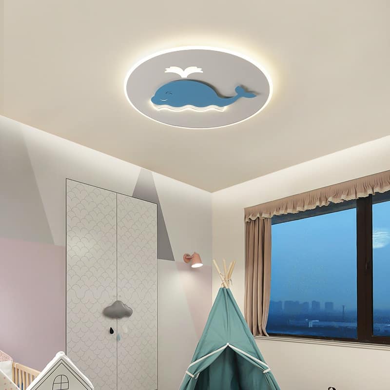 Đèn ốp trần phòng ngủ hình cá voi ZS816 4