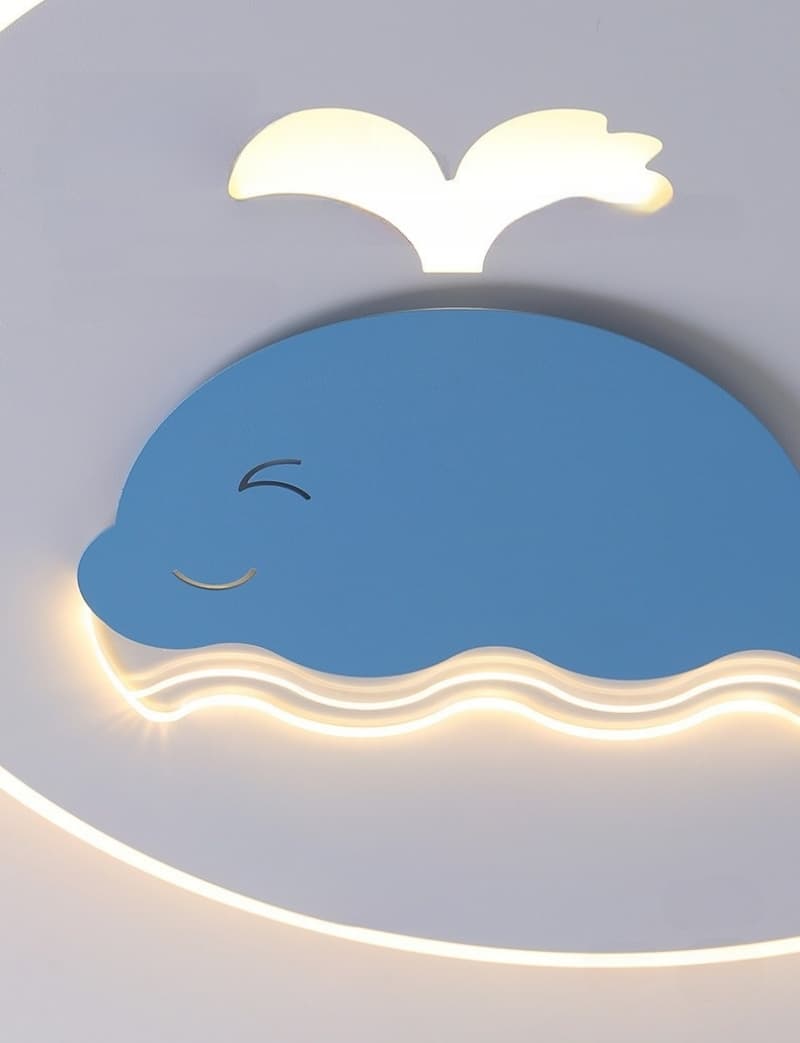 Đèn ốp trần phòng ngủ hình cá voi ZS816 7