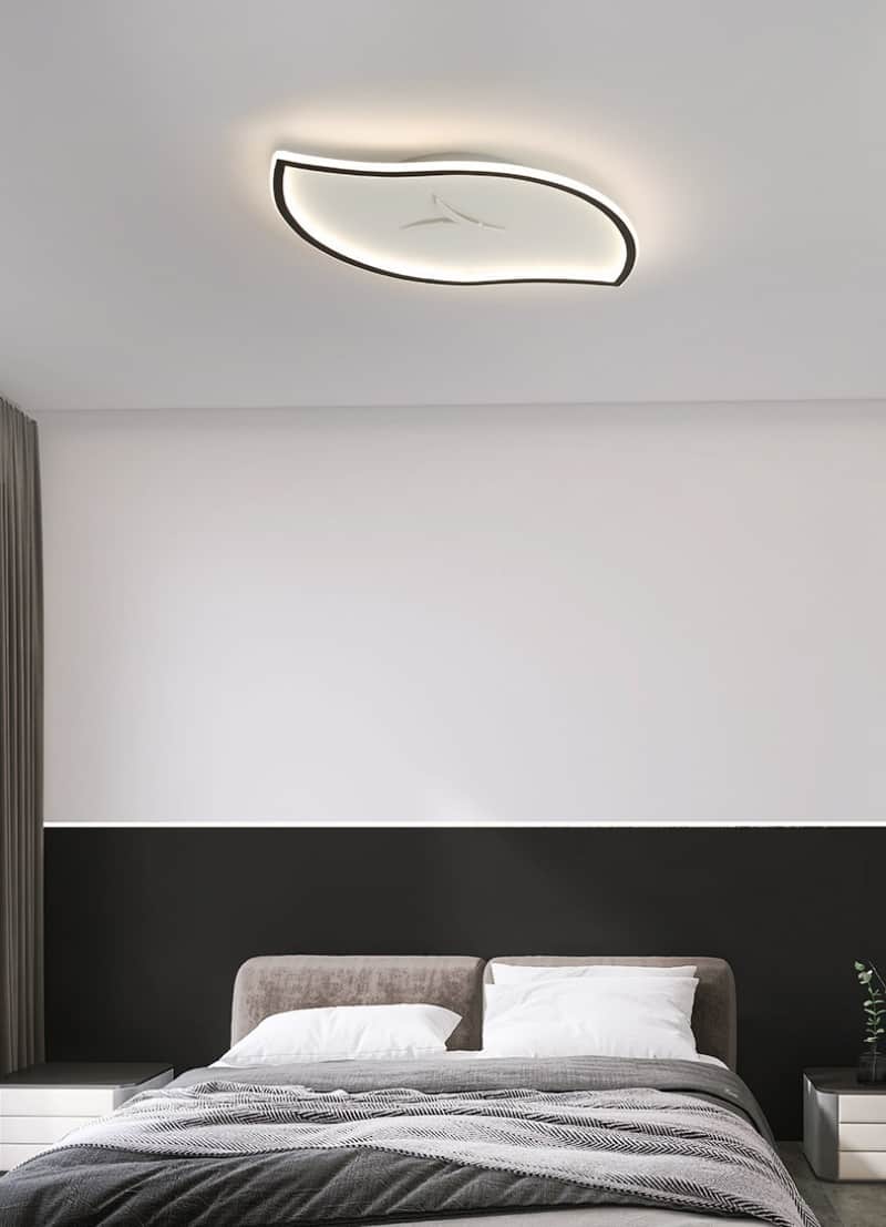 Đèn ốp trần thép không gỉ hình lá DYT38 3