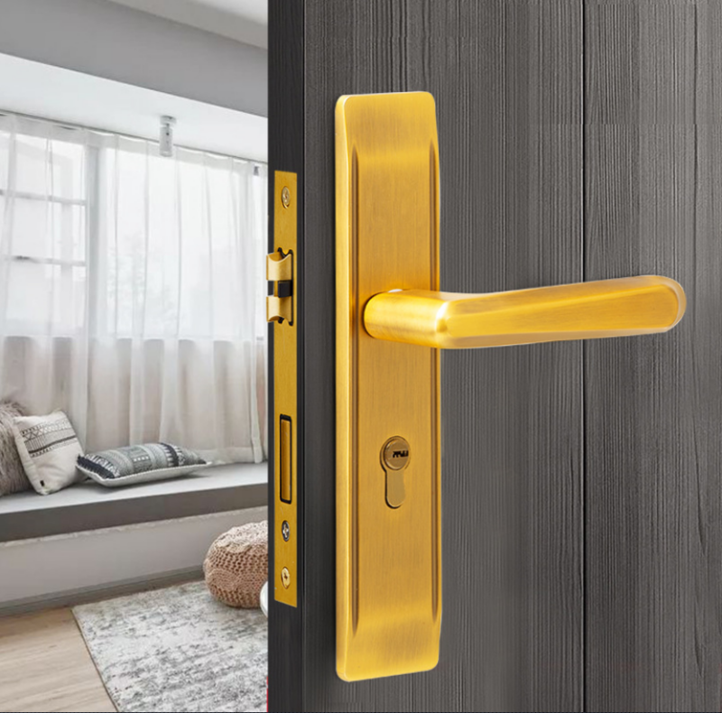 Ổ khoá cửa gỗ phòng ngủ tay gạt hợp kim 693-233 1