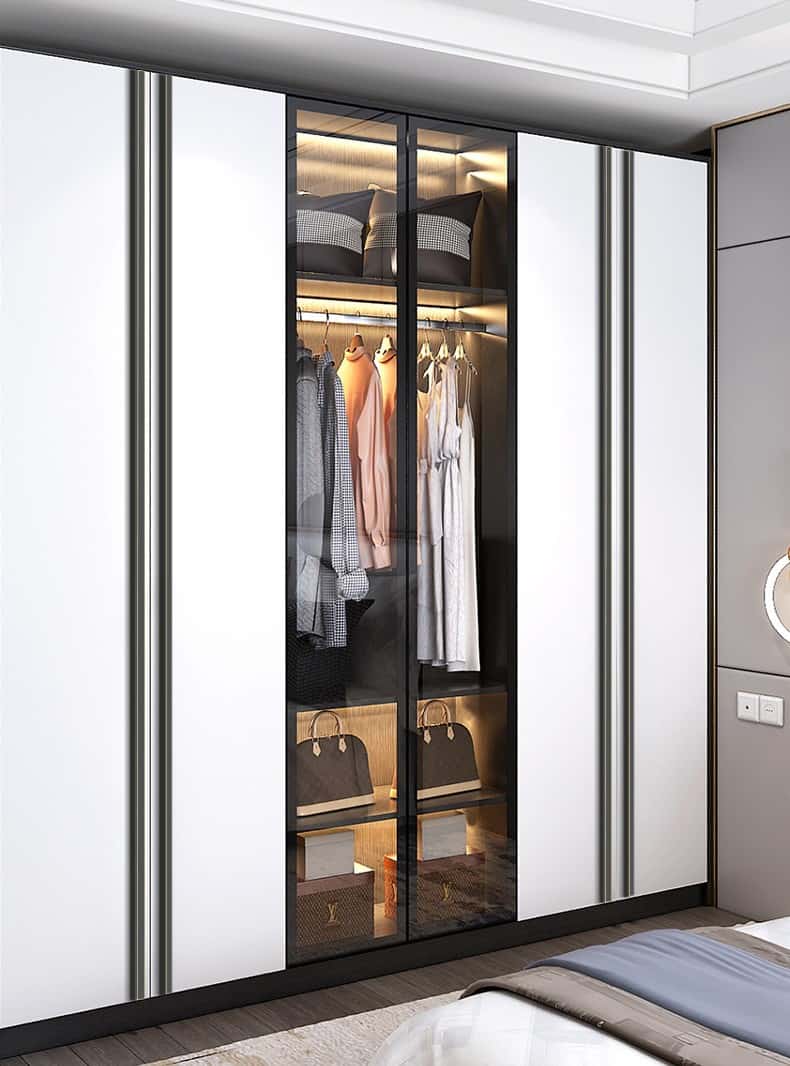 Tay nắm tủ chữ L bằng đồng cho tủ áo BR83A 81