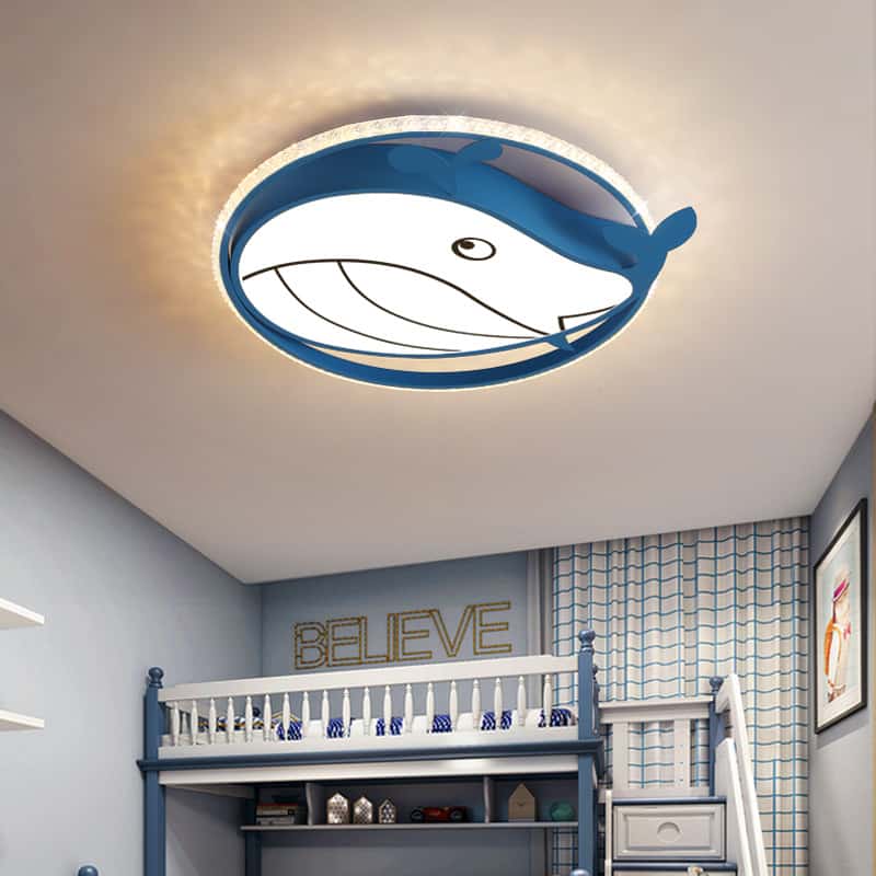 Đèn ốp trần phòng trẻ em hình cá voi DD8118 5