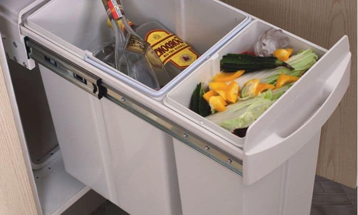 hướng dẫn lắp thùng rác âm tủ
