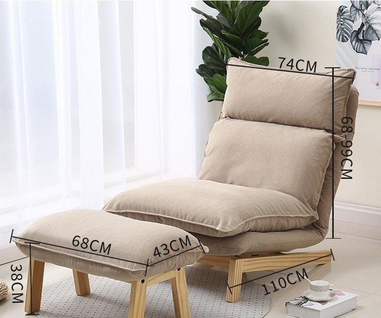 Bộ ghế sofa thư giãn chân gỗ cao cấp YS3361 8