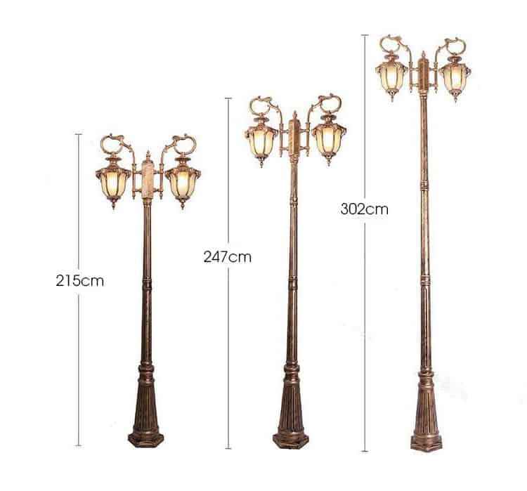 Cột đèn chiếu sáng công viên khu dân cư VD003 8