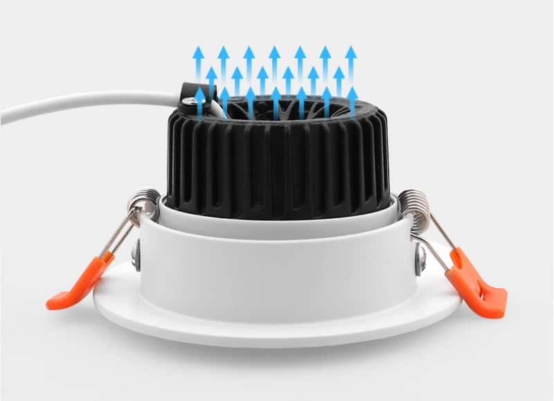 Đèn COB âm trần xoay trái phải góc 30 độ YLD0935 8