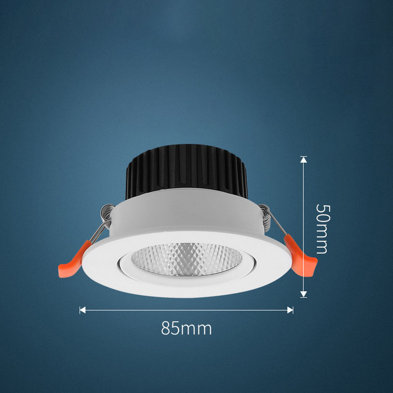Đèn COB âm trần xoay trái phải góc 30 độ YLD0935 6