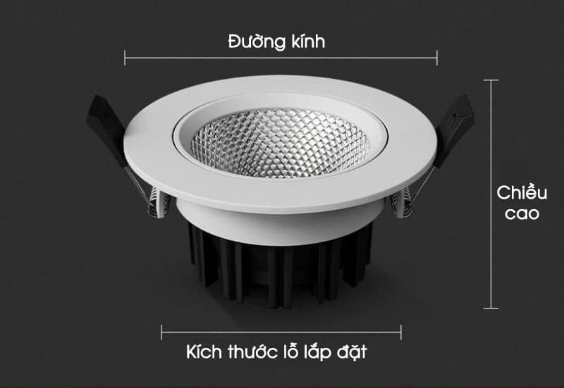 Đèn LED âm trần COB hiện đại tối giản FD2468 10