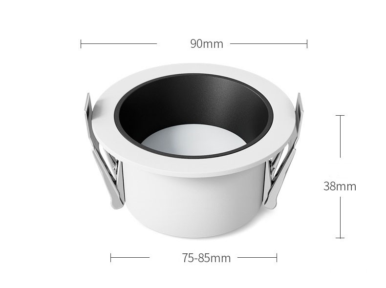 Đèn LED downlight sâu lòng chống chói hiện đại FD4116 12