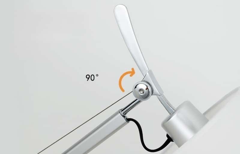 Đèn để bàn chụp vải gập góc 90 độ ZB3175 10