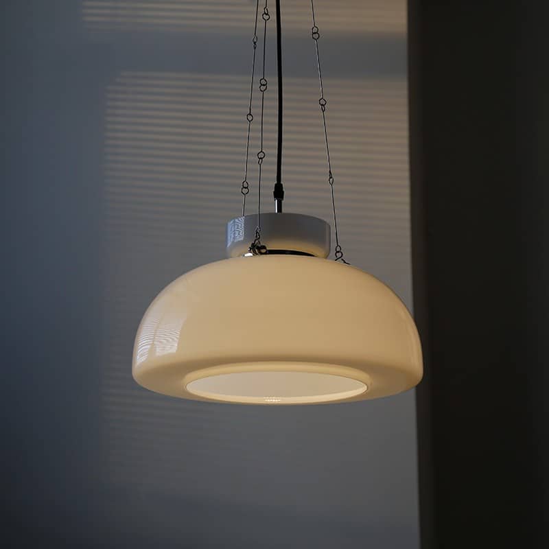 Đèn thả trần thủy tinh màu trắng đơn giản XD168 6