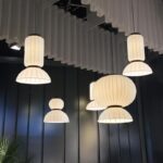 Đèn thả trần vải hiện đại tối giản ba kiểu dáng D3060