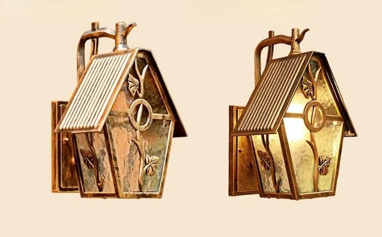 Đèn tường ngoài trời trang trí ban công WKB077 10