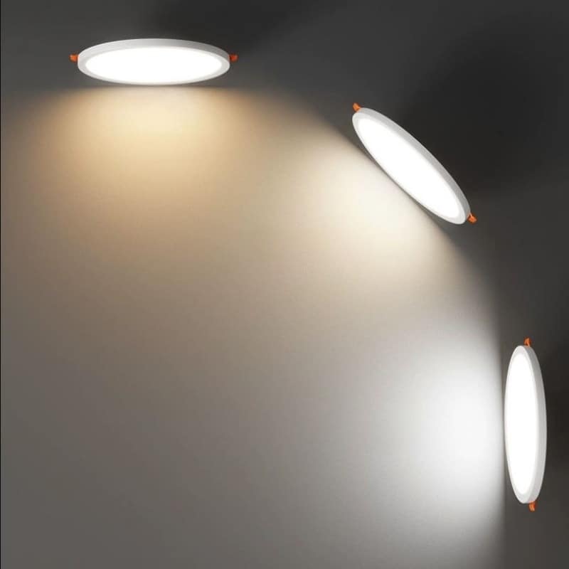 Đèn LED âm trần hình tròn mỏng chao đèn lớn FD2143A 8