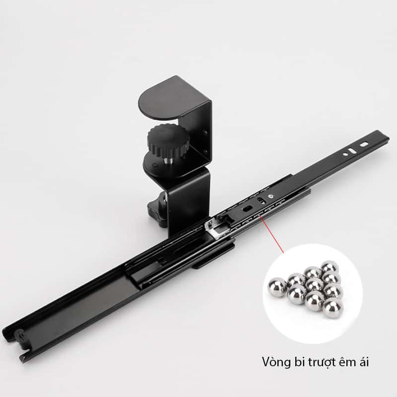 Giá đỡ bàn phím và chuột âm mặt bàn YJ023 9
