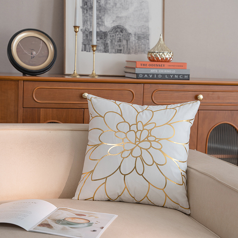 Vỏ gối tựa sofa họa tiết thêu nổi nhiều màu sắc HL1844 11