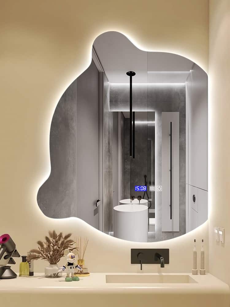 Gương đèn led phòng tắm hình gấu sáng tạo HSI2836 13