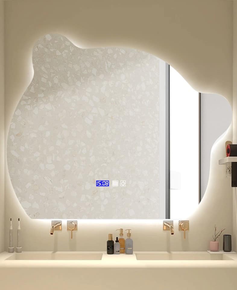 Gương đèn led phòng tắm hình gấu sáng tạo HSI2836 11