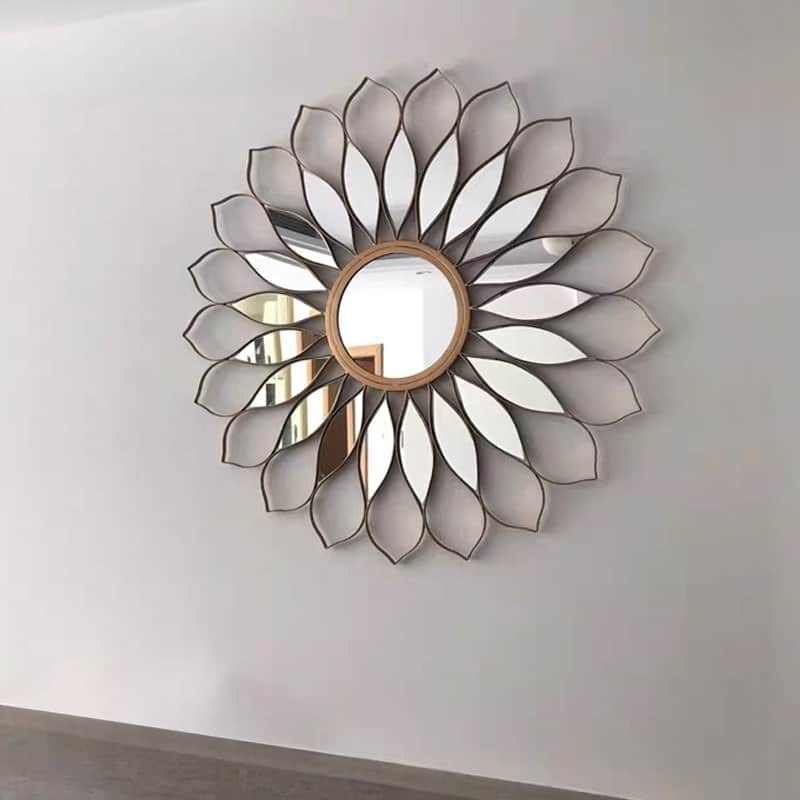 Gương treo tường hình hoa mặt trời sáng tạo DHQ7534 8