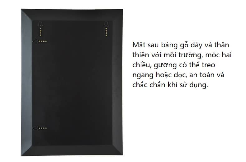 Gương treo tường viền kính sang trọng DQH1524 18