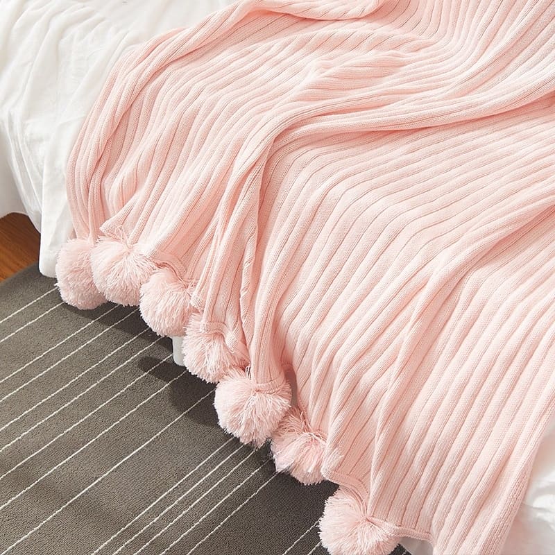 Khăn len trải giường mềm mại đa màu BMH4136 14