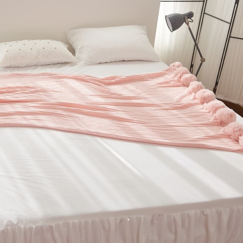Khăn len trải giường mềm mại đa màu BMH4136 9