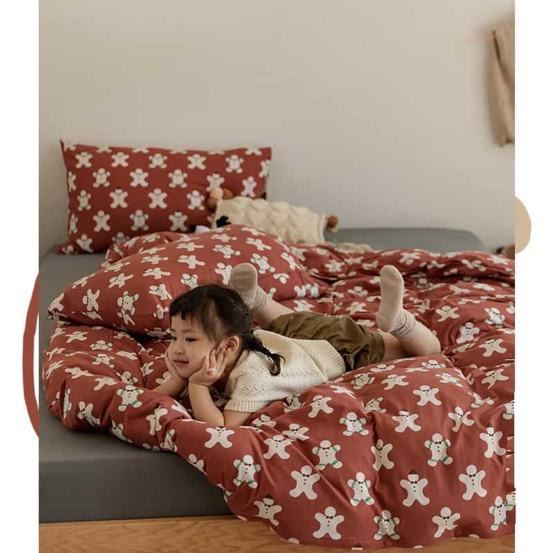 Bộ chăn ga vỏ gối phiên bản Giáng sinh MM9336 8
