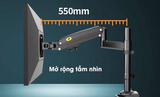 Tay đỡ màn hình đa năng North Bayou H100 9