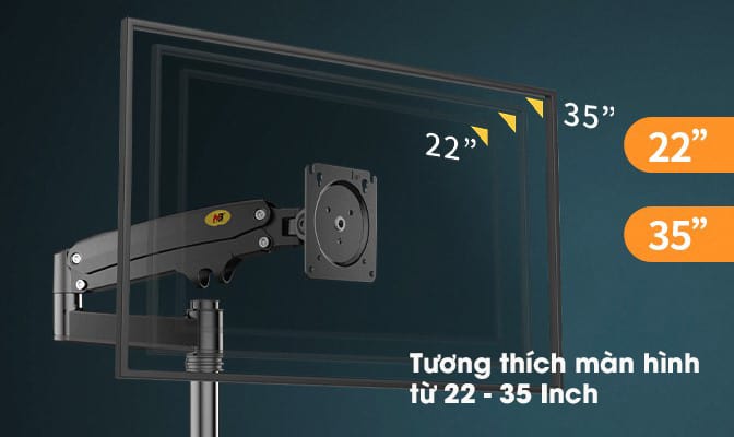 Tay đỡ màn hình đa năng North Bayou H100 8