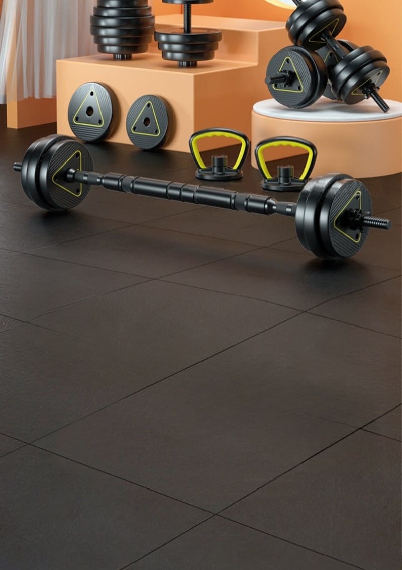 Thảm cao su phòng gym có đệm lót bền chắc JXSJ51B 20