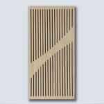 Vách gỗ HDF tiêu âm trang trí 120x60cm GH031