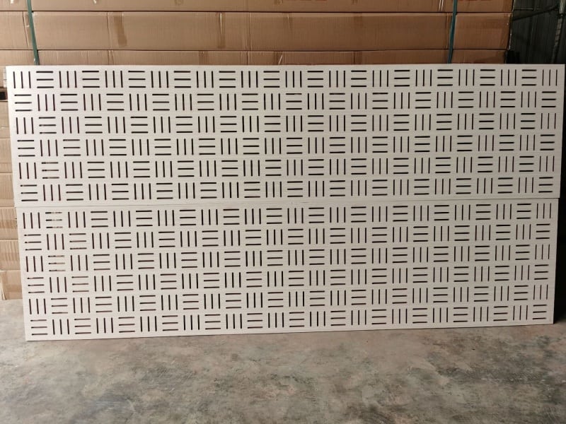 Vách gỗ HDF tán âm trang trí 120x60cm GH031 9