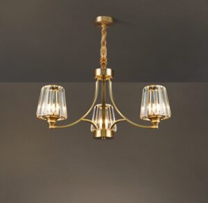Đèn chùm pha lê bằng đồng hiện đại YLD3119