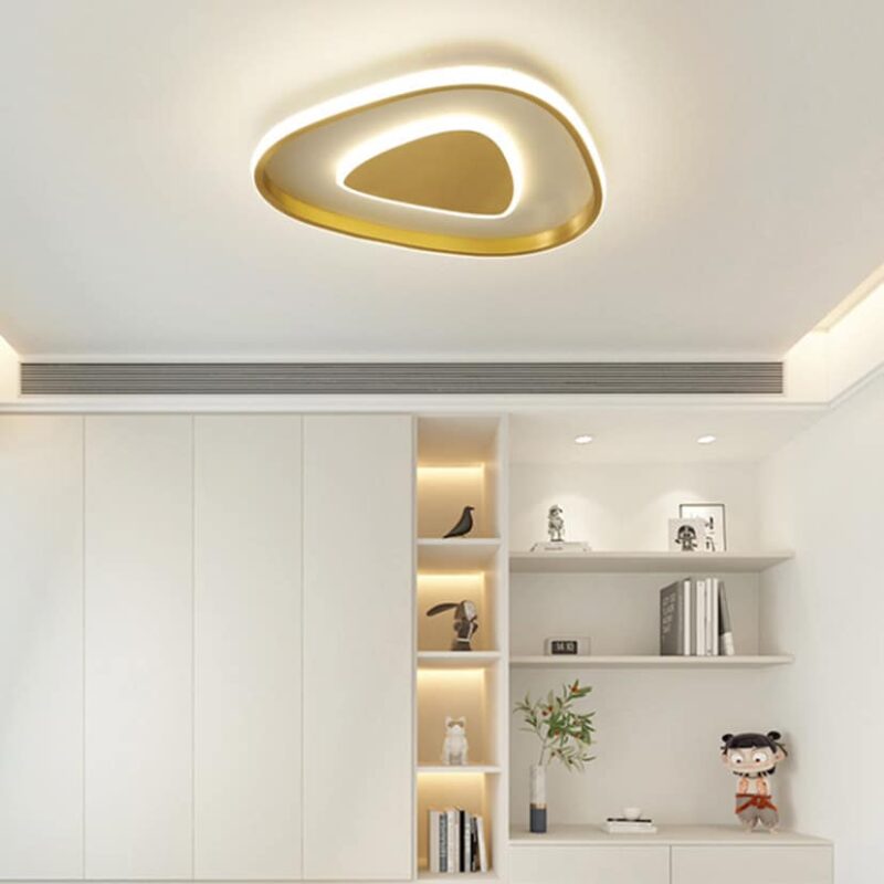 Đèn ốp trần bằng đồng hình tam giác đôi YLD3591 1