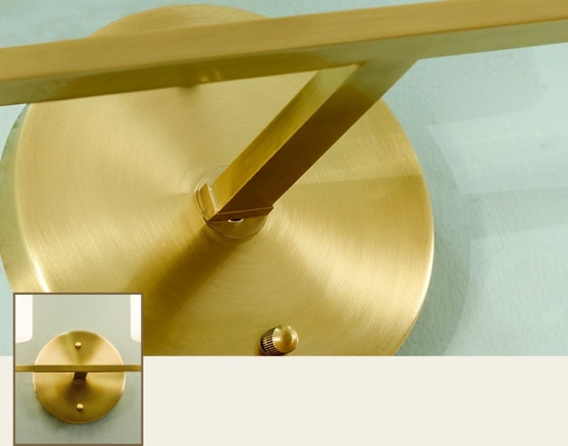 Đèn tường bằng đồng hình trụ tròn tối giản W6013 9
