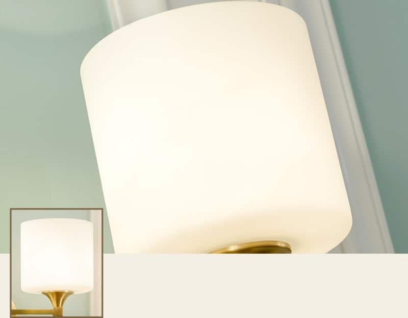 Đèn tường bằng đồng hình trụ tròn tối giản W6013 7