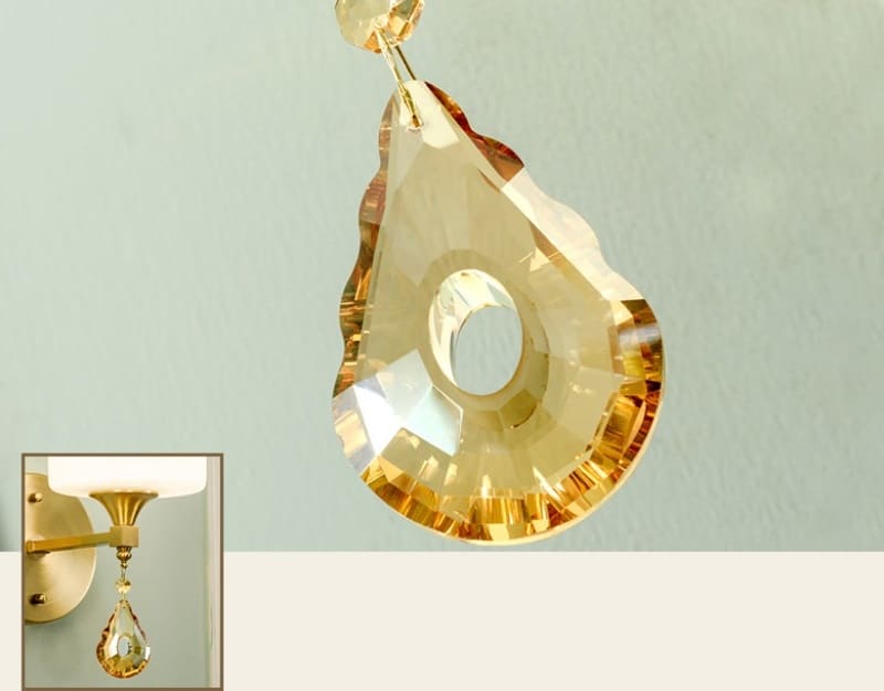 Đèn tường bằng đồng hình trụ tròn tối giản W6013 8