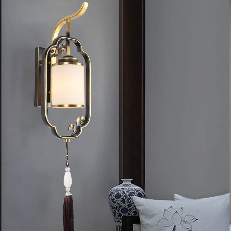 Đèn tường bằng đồng phong cách Á Đông GY1883 6