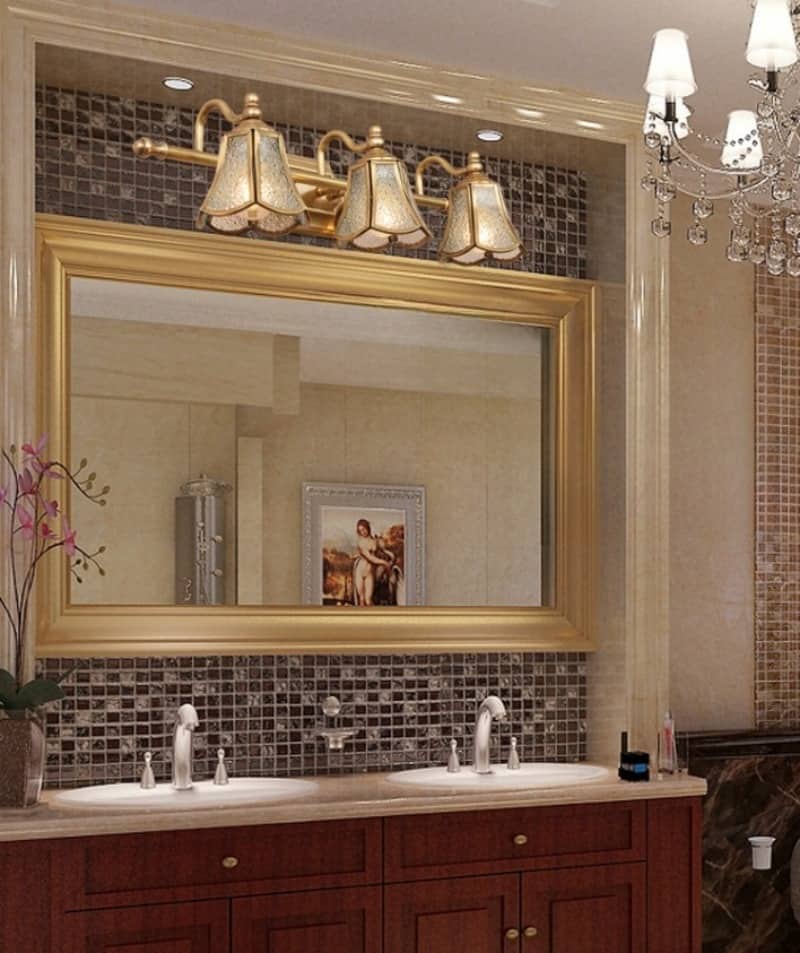 Đèn tường bằng đồng soi tranh cổ điển OD5689 3